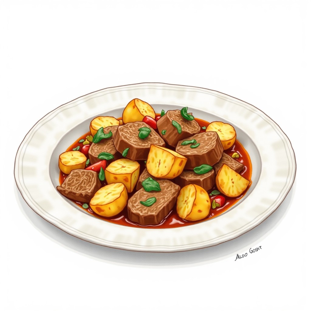 Aloo Gosht (Pakistani Beef and Potato Curry)