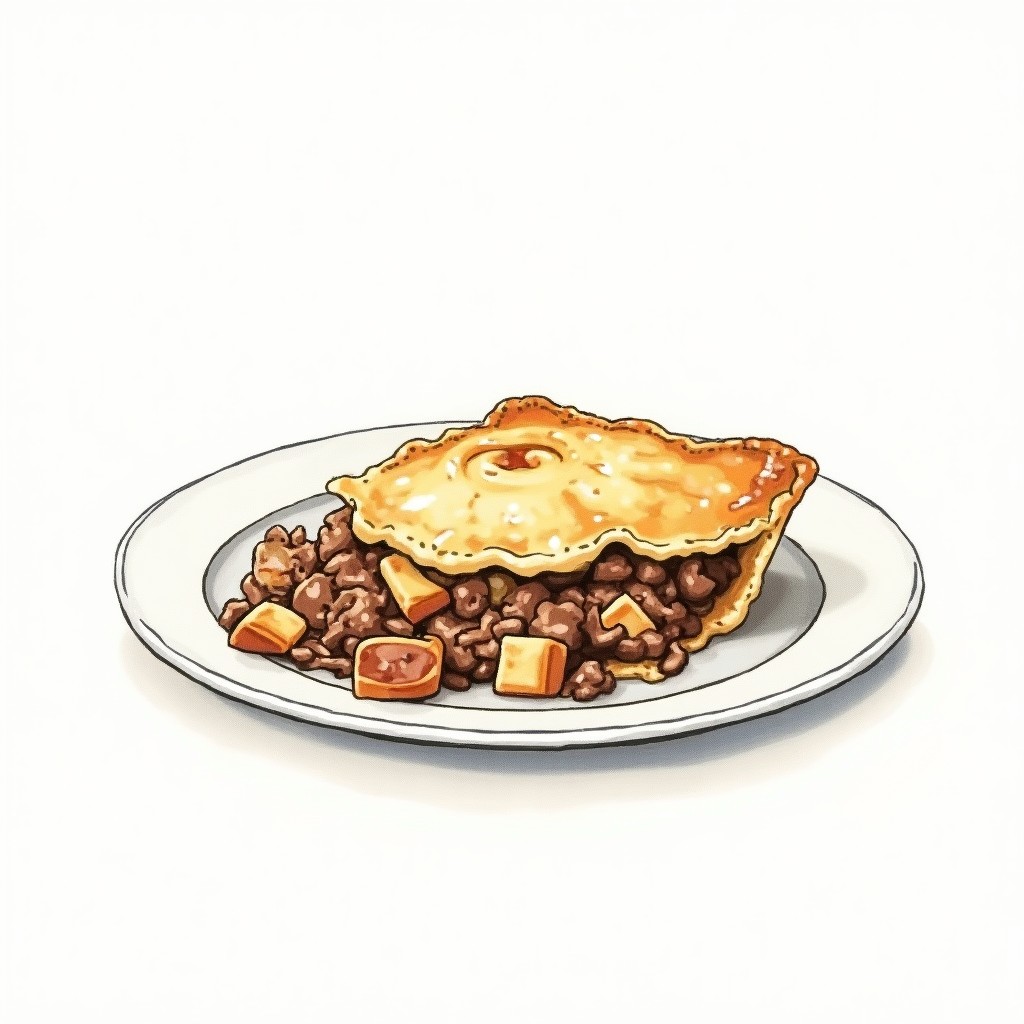 Beef Stilton and Onion Pie