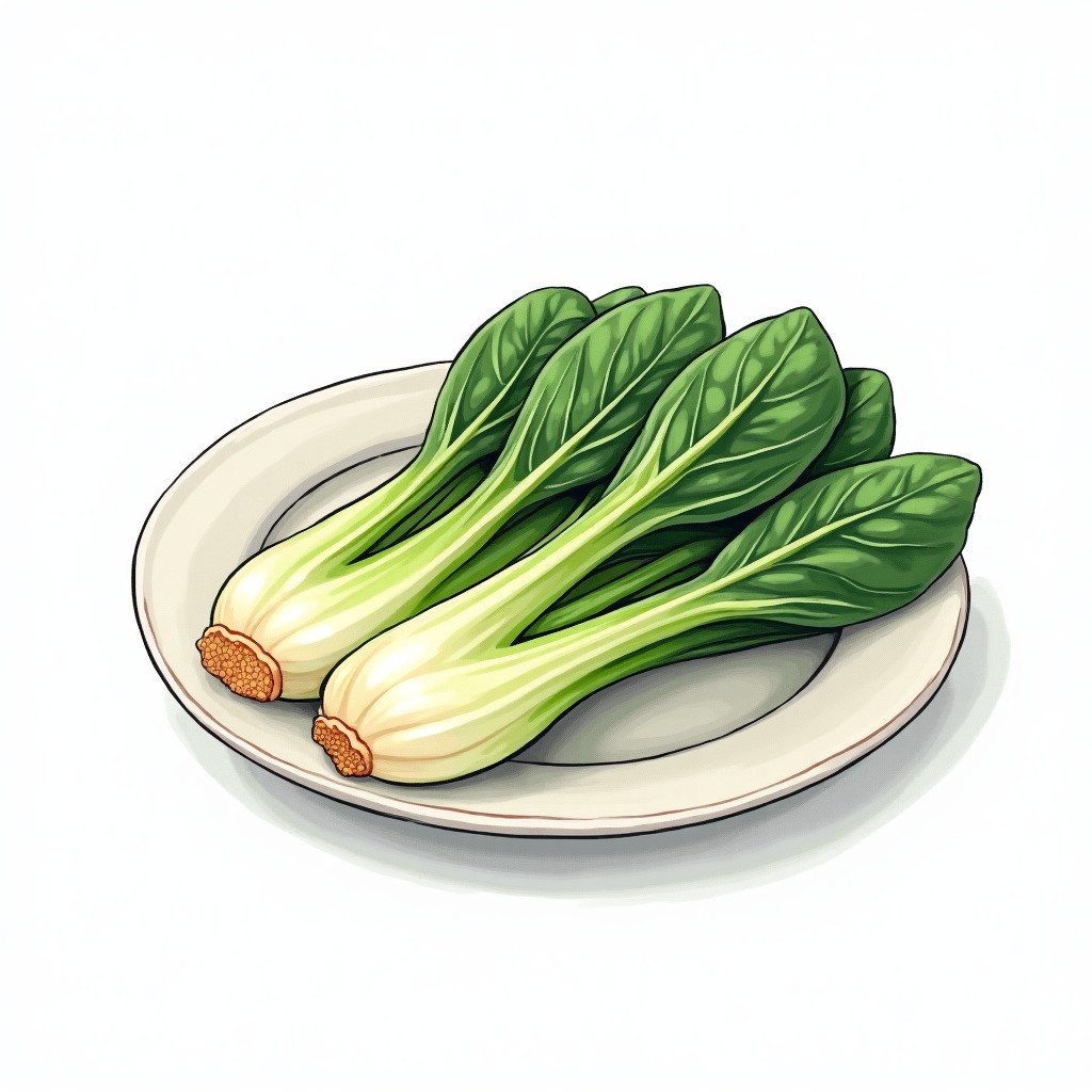 Bok Choy In Ginger Sauce