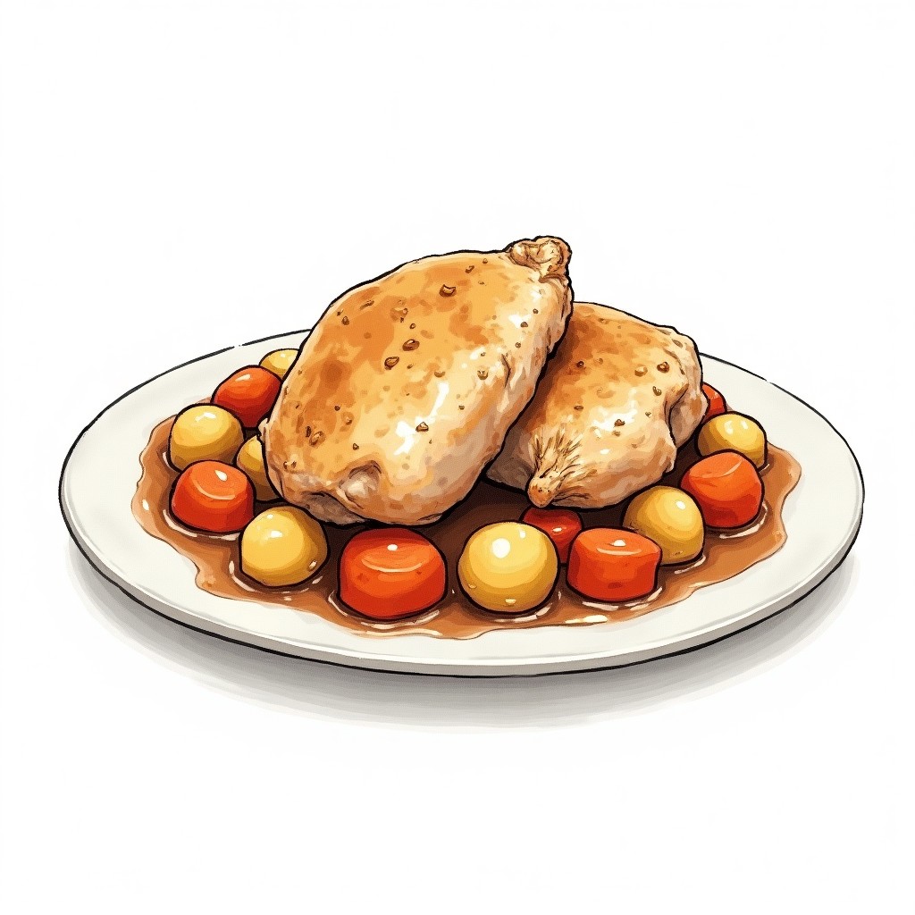 Braised Chicken Thighs