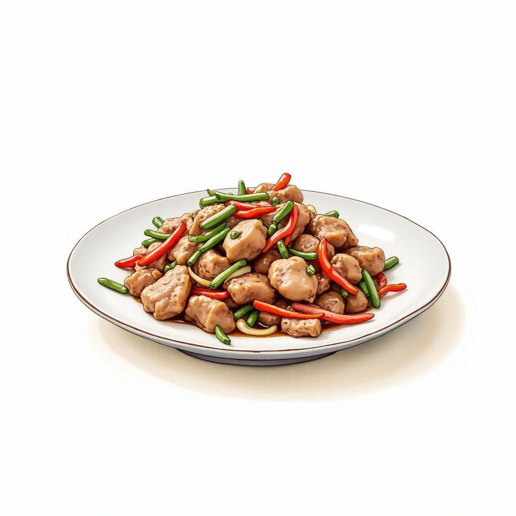 Chicken Liver with Onion and Pepper