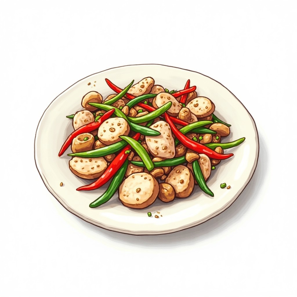 Chicken Mushroom Stir Fry