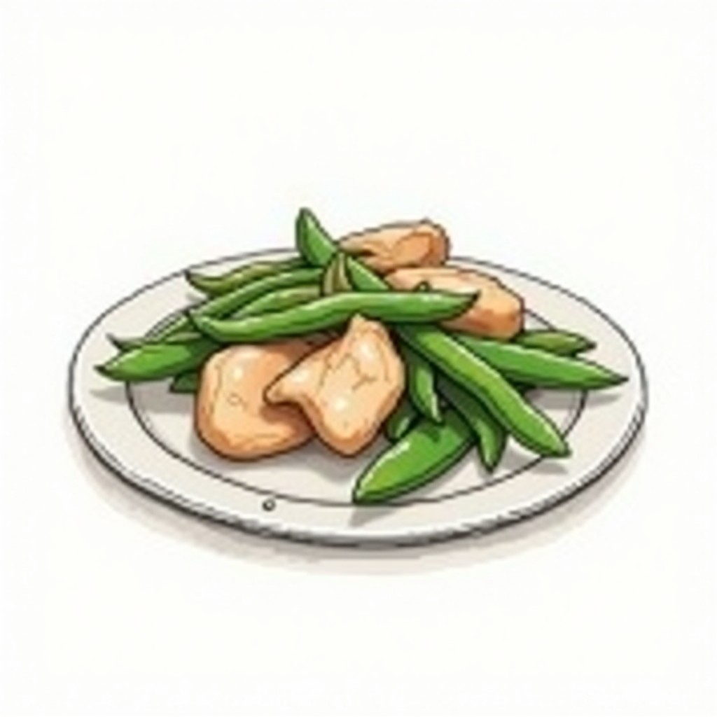 Chicken with Snow Peas
