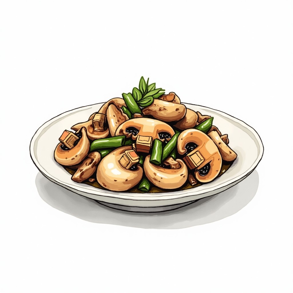 Chinese Style Mushrooms