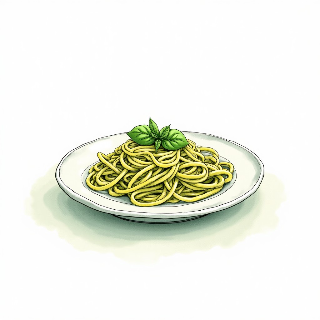 Classic Basil Pesto Pasta