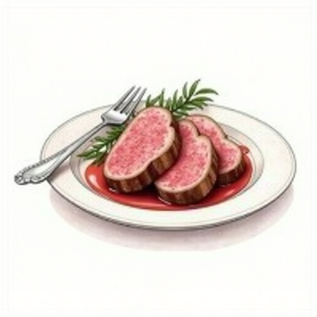 Classic Chateaubriand with Red Wine Reduction