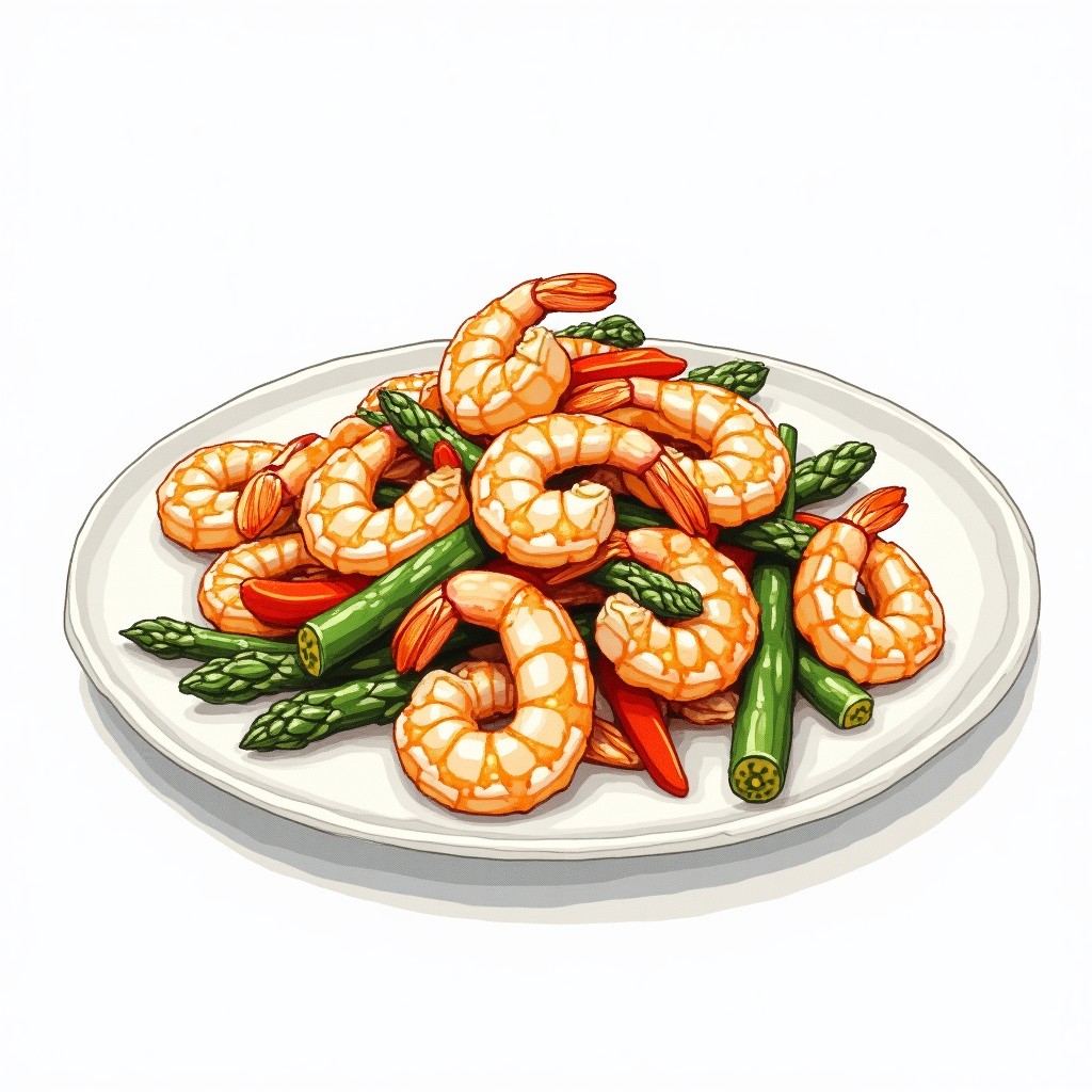 Garlic Shrimp Stir Fry