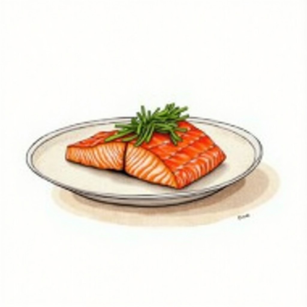 Glazed Salmon, Hongshao-Style