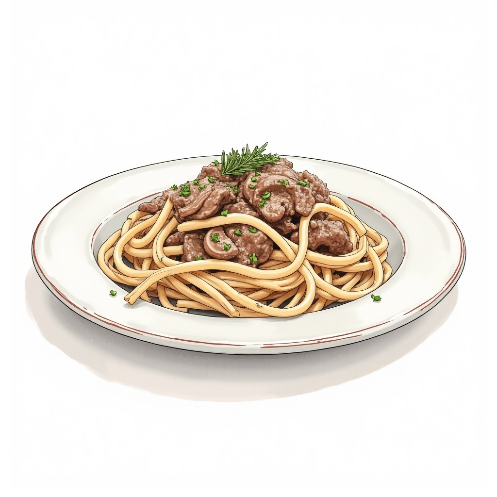 Ground Beef Stroganoff