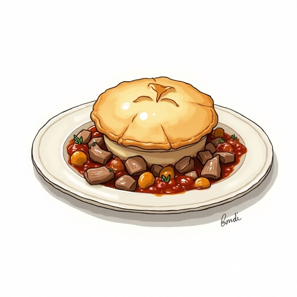 Guinness Beef and Onion Pot Pie