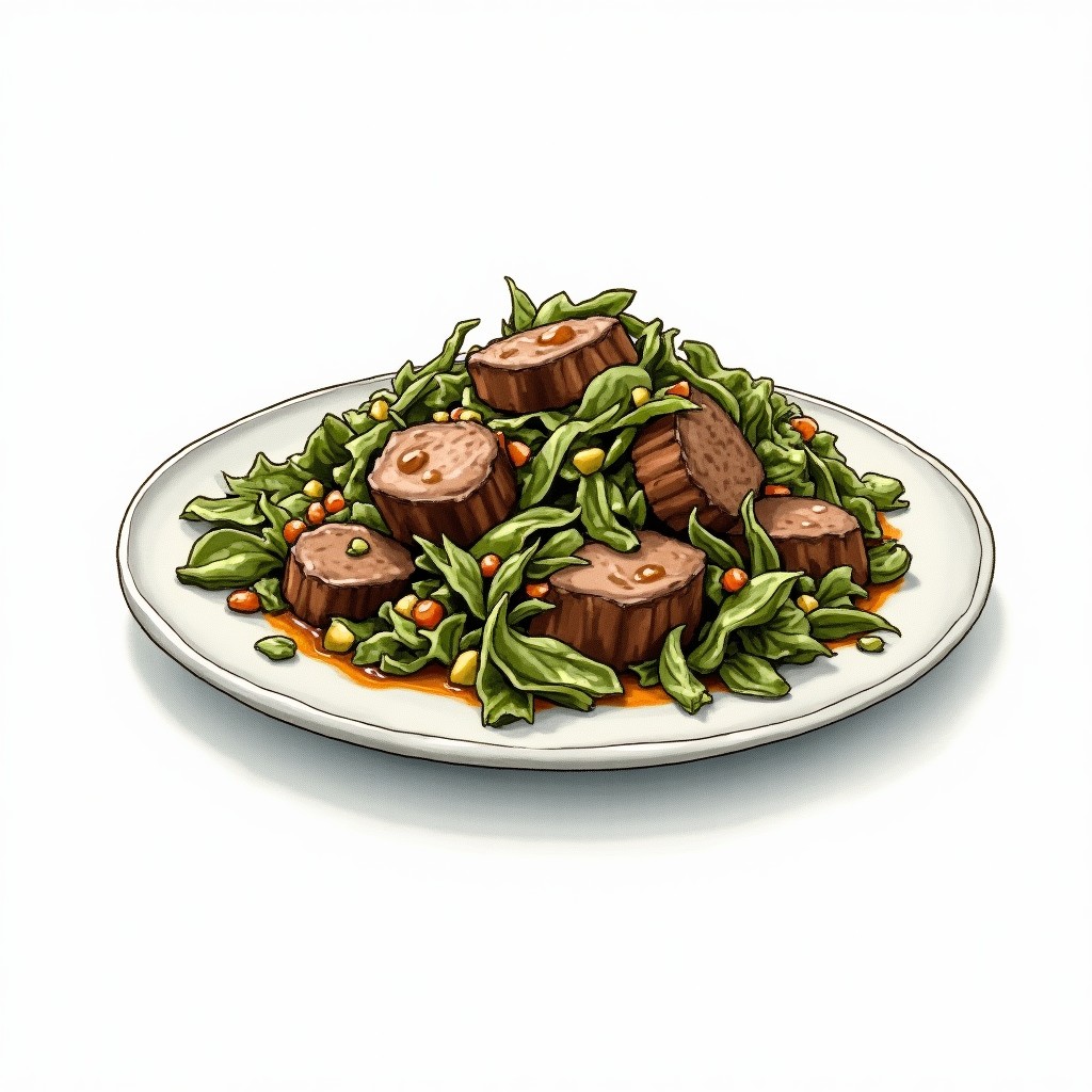 Kenyan Beef and Greens (Sukuma Wiki)