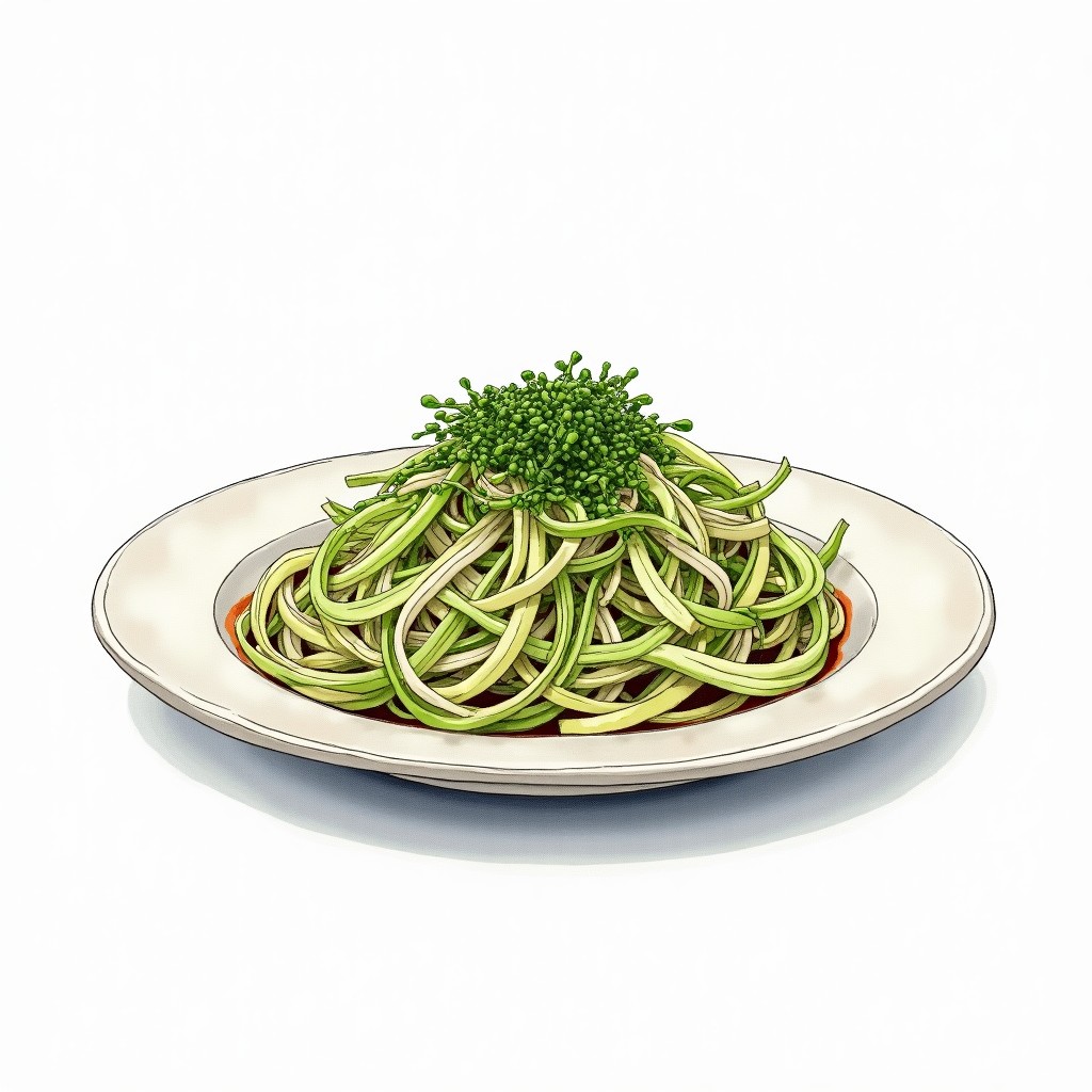 Korean Spicy Green Onion Salad