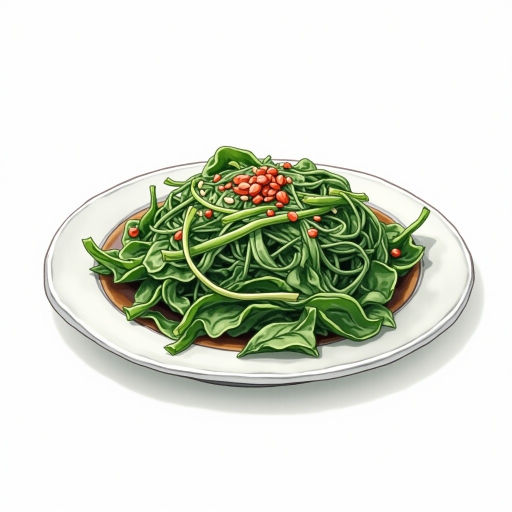 Korean Spinach Banchan (Sigeumchi-namul)