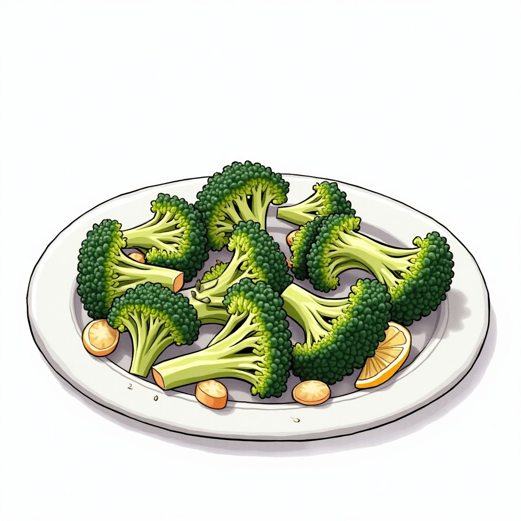 Mayo Grilled Broccoli