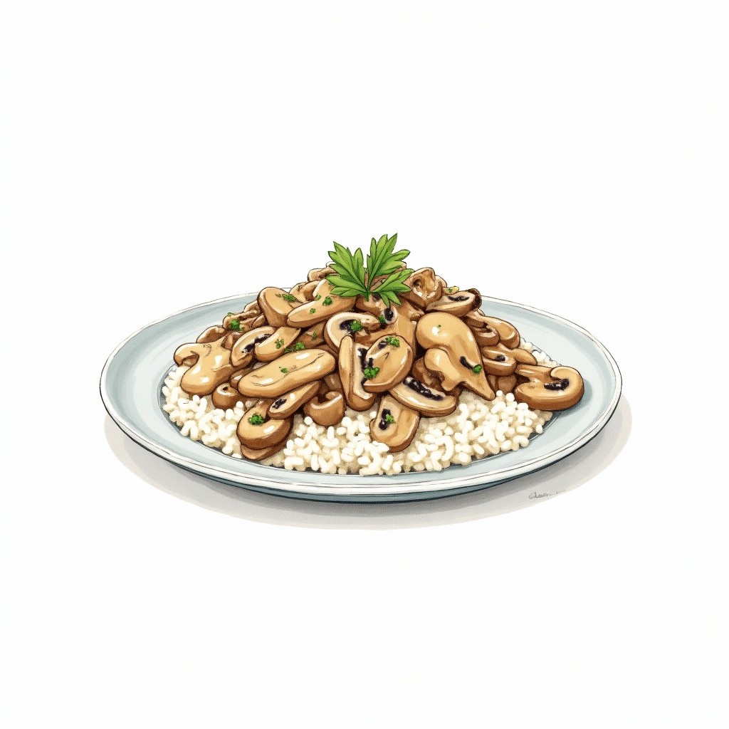 Mushroom Stroganoff