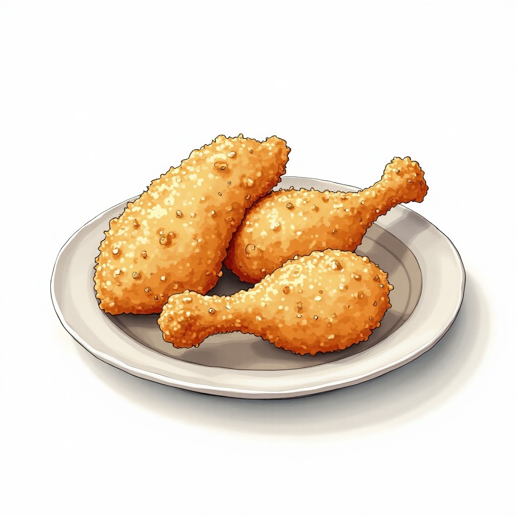 Oven Fried Chicken Legs