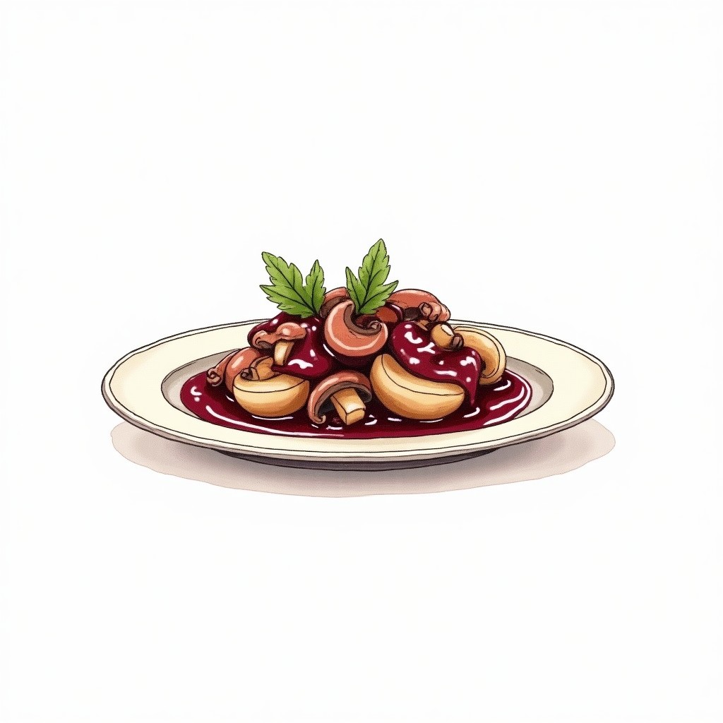 Red Wine Mushroom Sauce