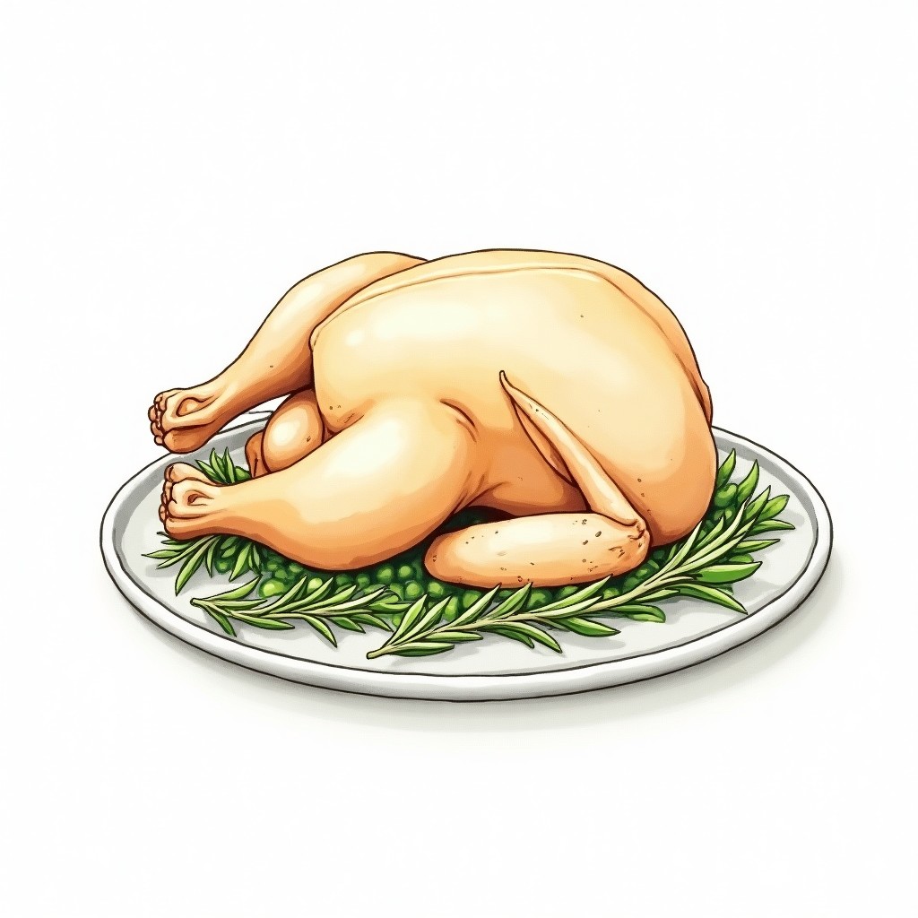 Roasted Chicken with Garlic Butter