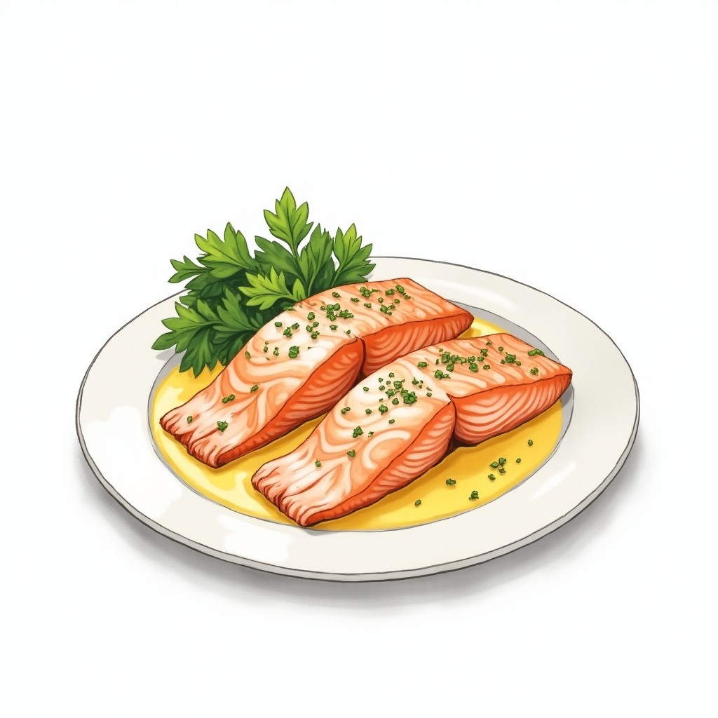 Salmon in Garlic Butter