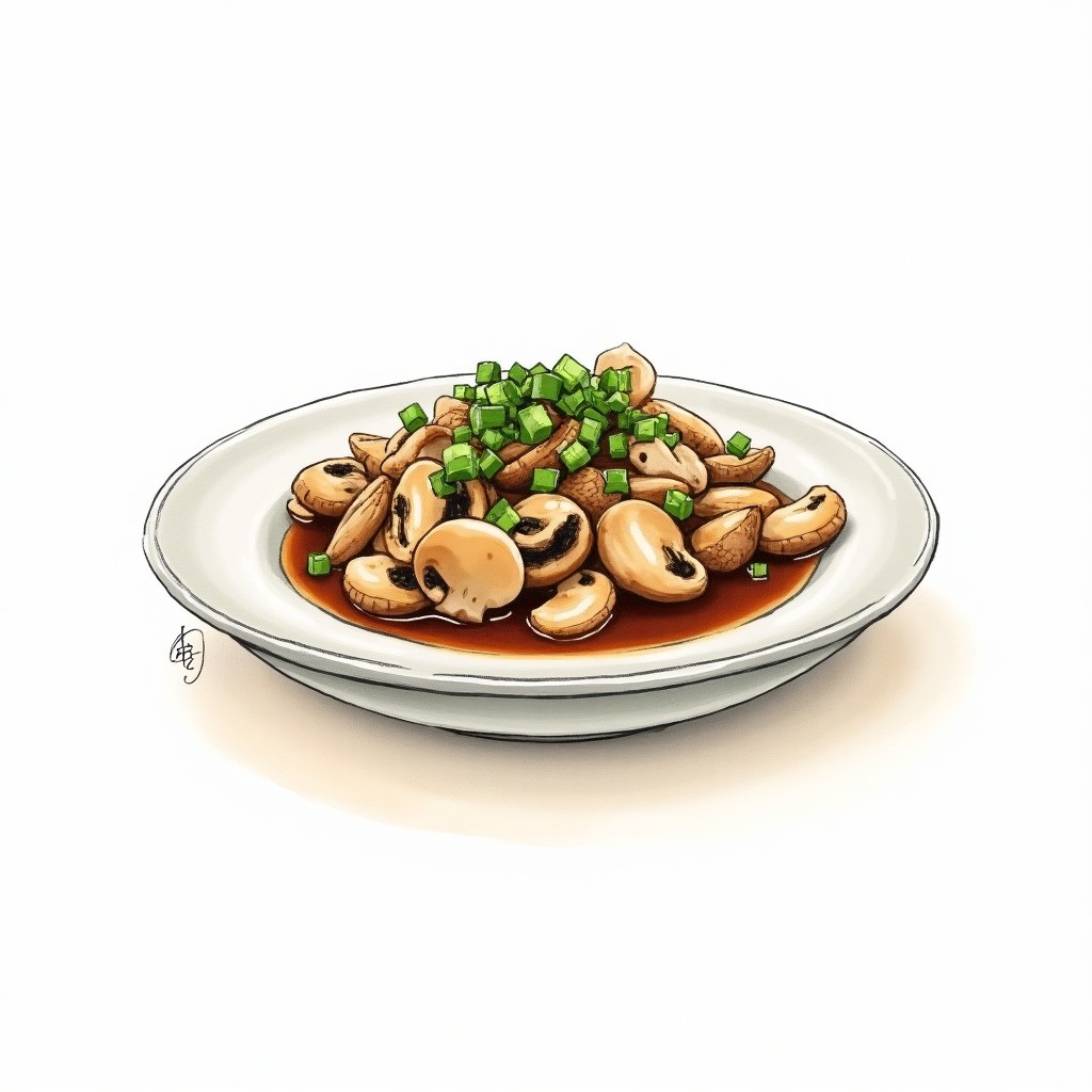 Sautéed Mushrooms with Soy Butter Sauce