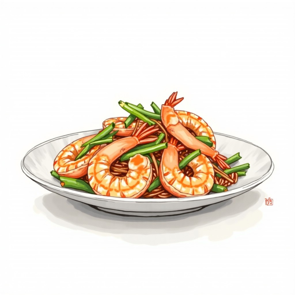 Shanghai Shrimp Stir-Fry (You Bao Xia)