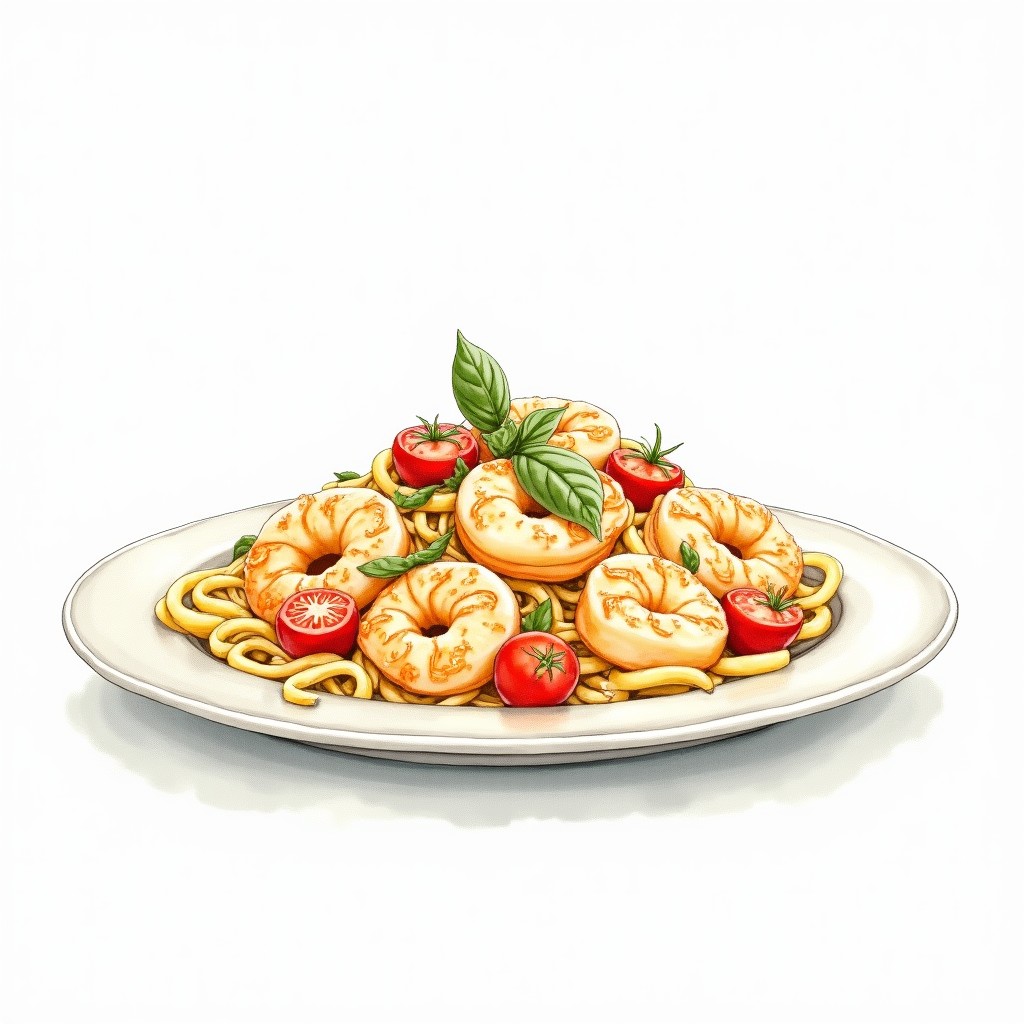 Shrimp Tortellini Alfredo