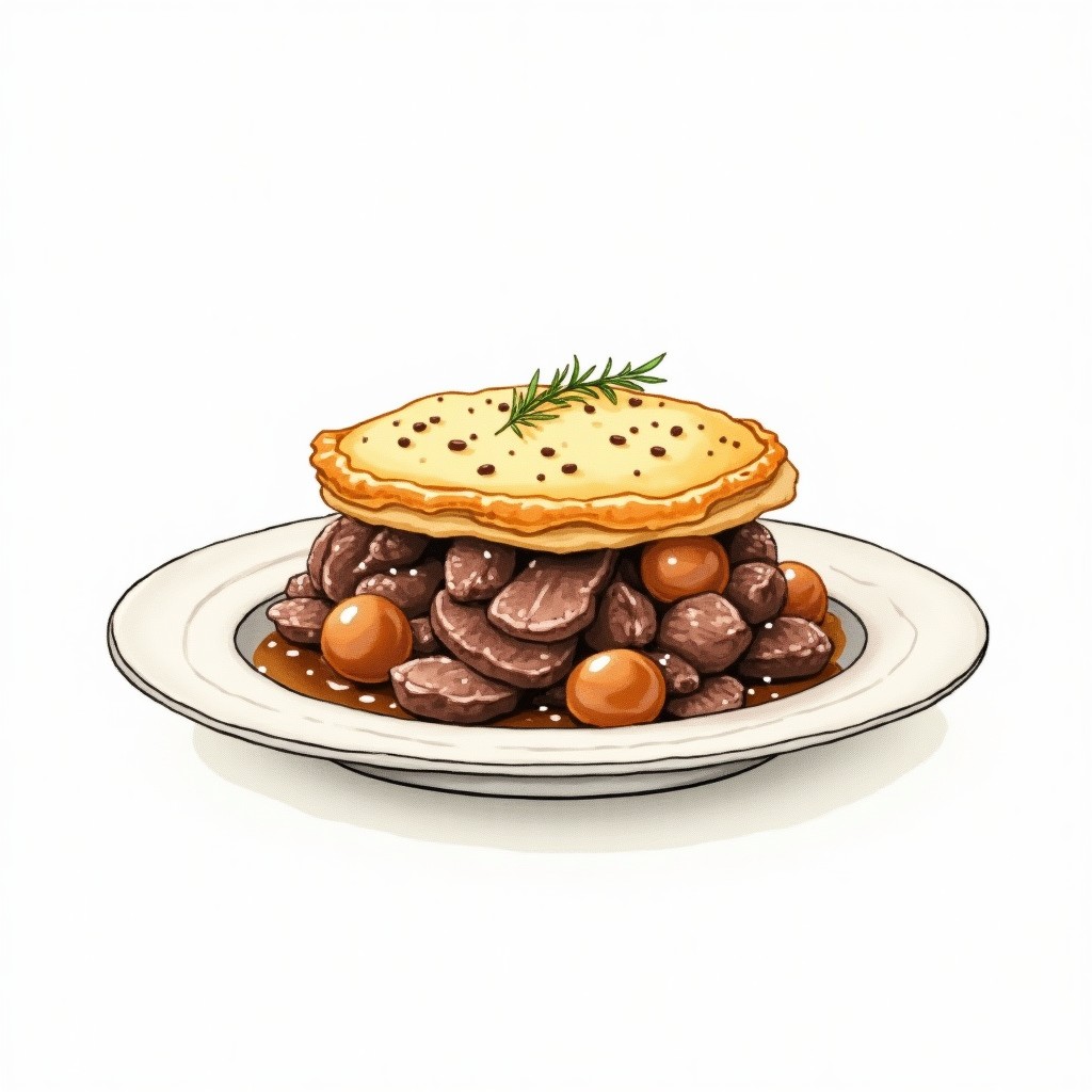 Traditional Steak and Kidney Pie